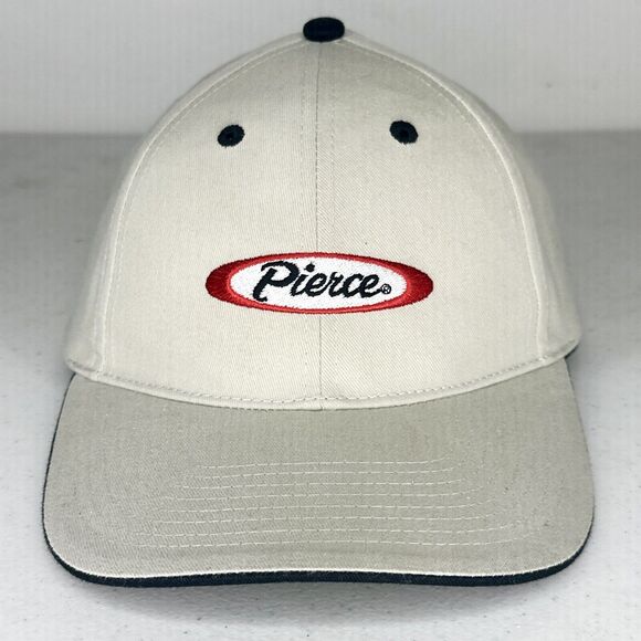 Pierce Manufacturing Strapback‎ Adjustable Cap Beige Pierce Gear - Picture 1 of 7
